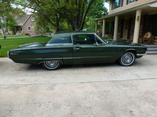 1966(66)ford thunderbird town hardtop coupe 2-door 6.4l, 390v8 with 8-track