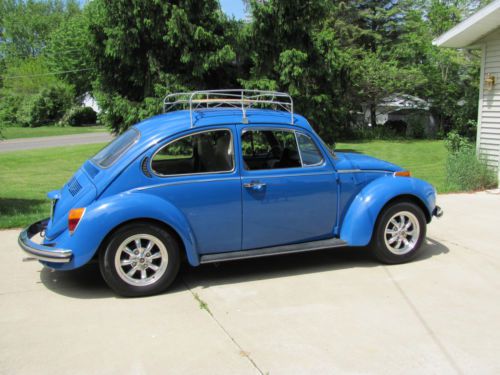 1973 volkswagen super beetle base 1.6l 50,900 original miles well maintained
