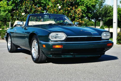 Jaguar mantained beautiful 1995 jaguar xjs convertible the right one low miles.