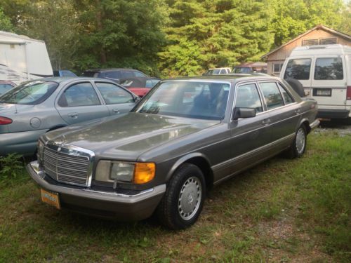 1990 560 sel mercedes benz one owner for 25 years selling as junk for parts
