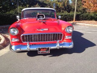 1955 chevy two door hardtop blown 671 supercharged