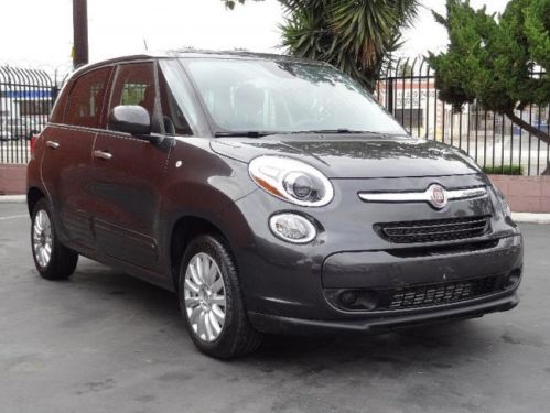 2014 fiat 500l easy damaged repairable rebuilder salvage runs! cooling good!