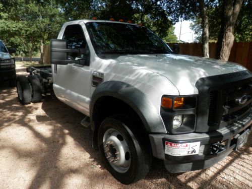2008 ford f550 powerstroke 6.4 diesel cab and chassis drw low miles low reserve
