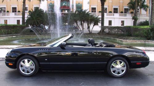 2002 ford thunderbird convertible 48k miles see 22 pictures cheapest t-bird