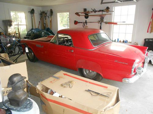 1955 ford thunderbird  with matching hardtop