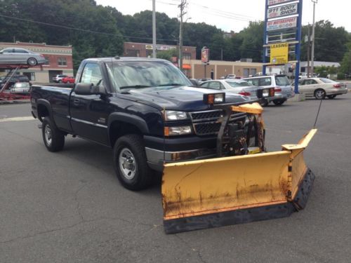 4x4 - srw lly 6.6l duramax turbo diesel - allison - ez-v snow plow - no reserve