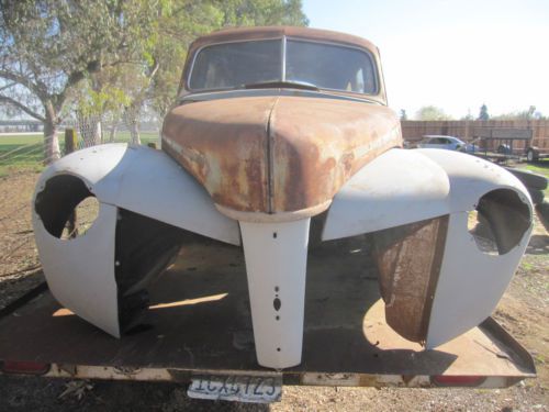 1941 mercury sedan: suicide doors, frame and body only