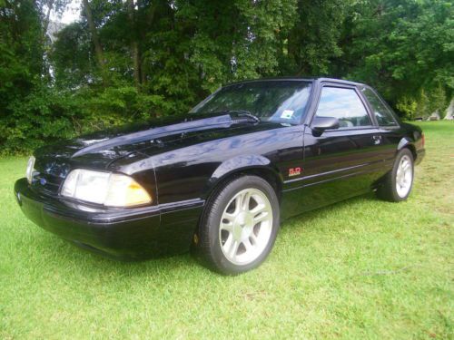 1989 mustang lx coupe 5.0, 5 spd, a/c delete - extra nice !!!!