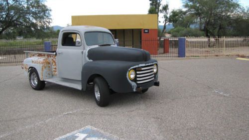 1949 ford f-1 pickup with 460 ford v-8 c-6 auto 9 inch rear street rod cruiser