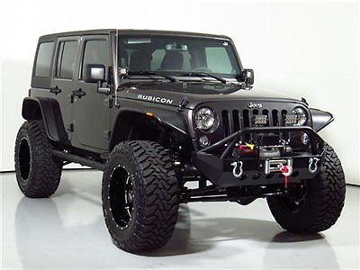 14 jeep wrangler unlimited rubicon 55 miles fully custom must see !! 15 13