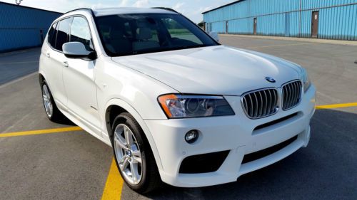 2011 bmw x3 xdrive35i clean carfax warranty loaded m-sport low mile navigation