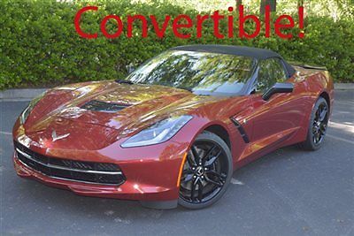 Chevrolet corvette stingray convertible z51 2lt new 2 dr manual 6.2l 8 cyl engin