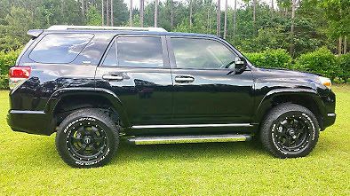 2012 toyota 4runner sr5 aftermarket rims leather seats tvs, helium filled tires