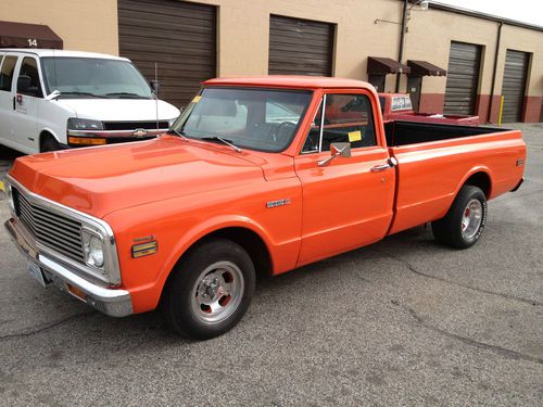 1971 chevy truck hotrod 350 engine a/c automatic upgraded disc brakes front