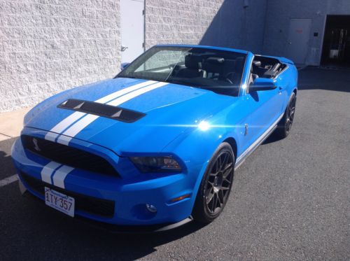 2011 grabber blue shelby gt 500 convertible !!!no reserve!!!