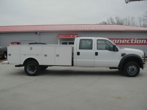 2008 ford f-550 work truck, 126.4 powerstroke, 4wd, utility bed,