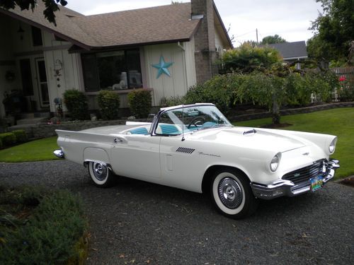 1957 ford thunderbird new interior,new paint excellent running!!