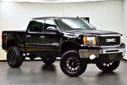 2013 gmc sierra 1500 6.2 liter crew cab 6 inch lift 20 wheels leather