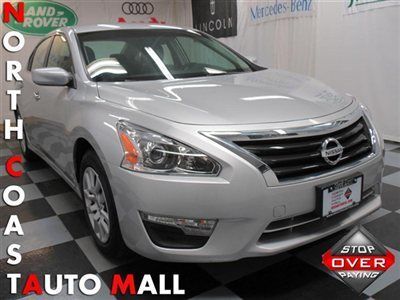 2013(13)altima s 2.5 fact w-ty only 15k silver/black keyless go button phone mp3