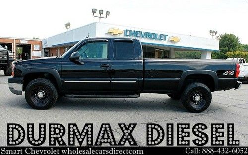 Used chevrolet silverado 2500 hd duramax diesel turbo 4x4 pickup 4wd we finance