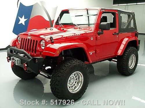 2011 jeep wrangler sport 4x4 lifted moab industries 37k texas direct auto