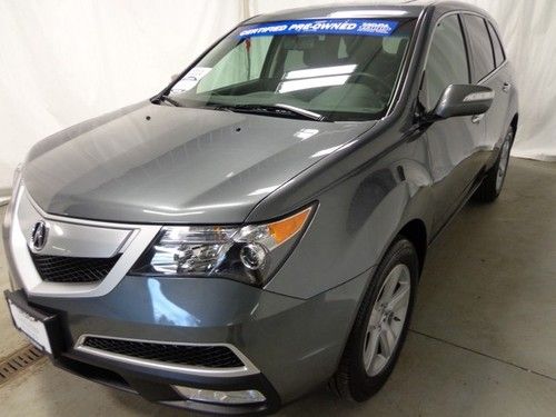 2011 acura mdx awd certified leather cd bluetooth heated seats back up cam