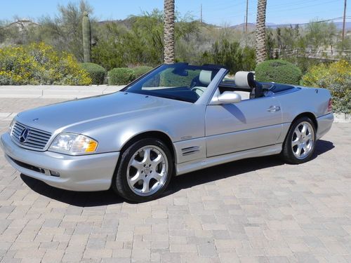 2002 mercedes-benz sl500 silver arrow special edition