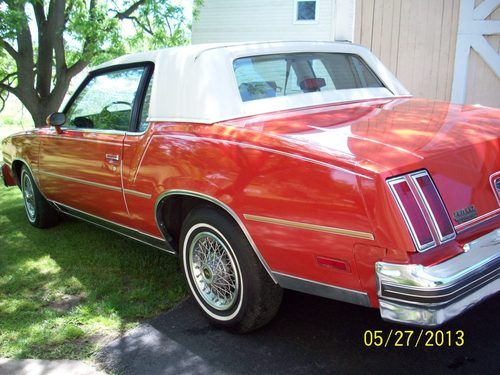 1980 oldsmobile cutlass supreme coupe one owner, very low mileage