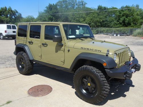 2013 jeep wrangler unlimited rubicon loaded aev parts 2k miles