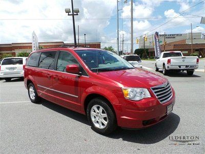 09 red mini van nav dual dvd heated leather one owner clean carfax we finance