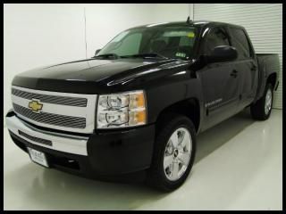 09 chevy lt crew cab 5.3 v8 leather chrome wheels bedliner traction we finance