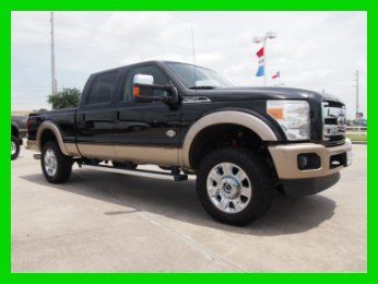 2012 f250 king ranch,1 owner,good tires,clean leather,nav,roof,