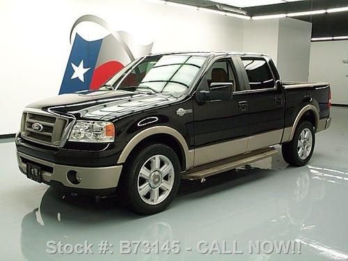 2008 ford f-150 king ranch crew nav 20" wheels only 17k texas direct auto