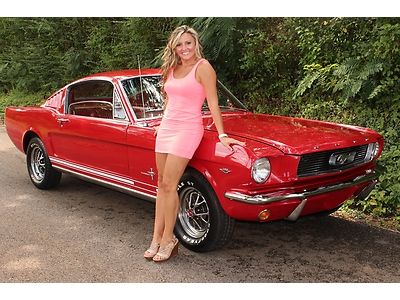 1966 ford mustang 2+2 fastback v8 auto power steering see video