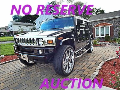 2004 hummer h2 fully loaded navi low miles rims extra goodies no reserve!!!