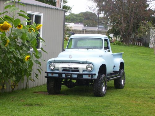 1955 ford f100 4x4 1983 chevy chasiss