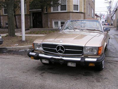 1977 mercedes 450sl two owners from new! full documentation,full service history
