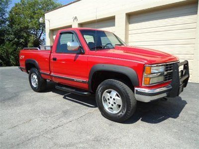 1993 chevrolet 1500 4x4/reg cab/short bed/leather!wow!look!nice!