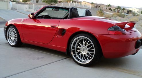 Convertible boxter boxster 6 speed manual midengine loaded bose low miles