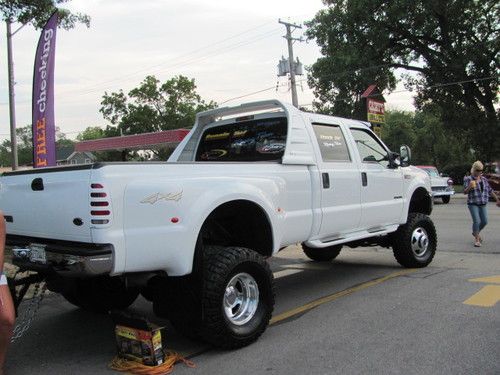 ~clean ~only 57k miles 7.3l diesel 4x4 ford f-350 dually loaded lifted lariet