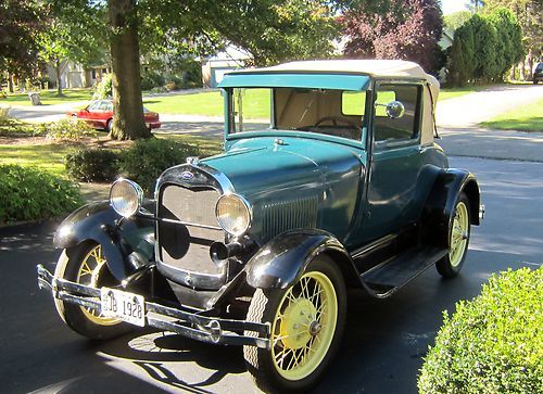 1928 model " a" ford sports coupe