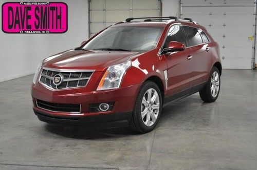 2011 red awd heated/cooled leather dual pane sunroof dvd onstar roof rack nav!!