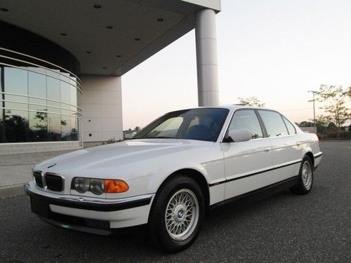 2000 bmw 740il alpine white 1 owner vehicle extra options super clean