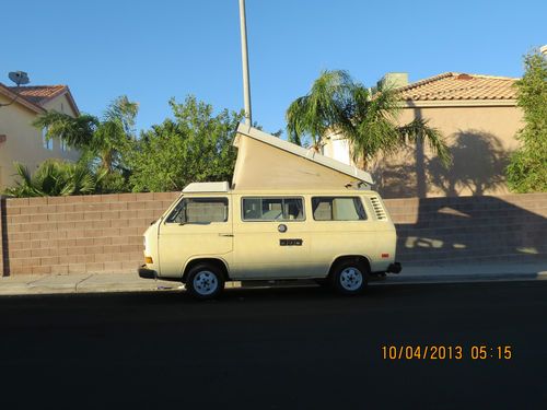 1981 vw vanagon l westfalia  no reserve camping rv self contained lots of photos