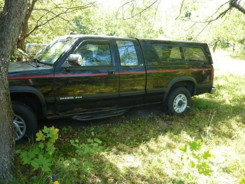 Buy used 1998 Dodge Dakota Club Cab 3.9L V6 Black in Maryville, Illinois, United States