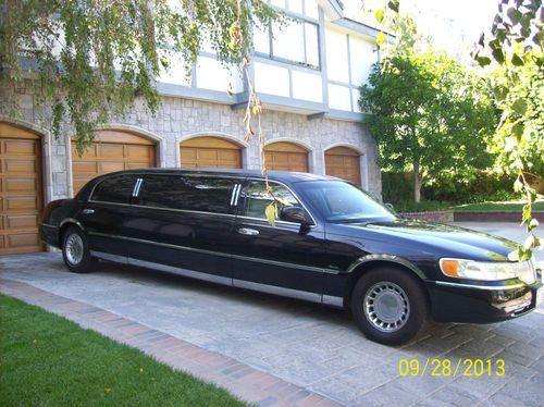 2000 lincoln town car limo - no reserve - 190k miles - private owner - clean