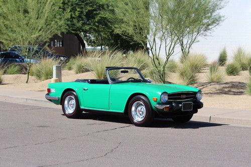 1976 triump tr6 roadster overdrive full history all original must see!!!