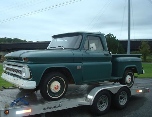 1966 chevrolet c10 swb stepside pickup truck-95% rustfree southern truck