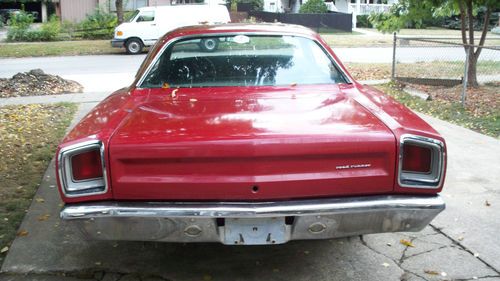 1969 plymouth roadrunner base 7.0l