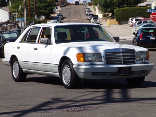 1991 mercedes 420 sel 1 owner family great car runs excellent